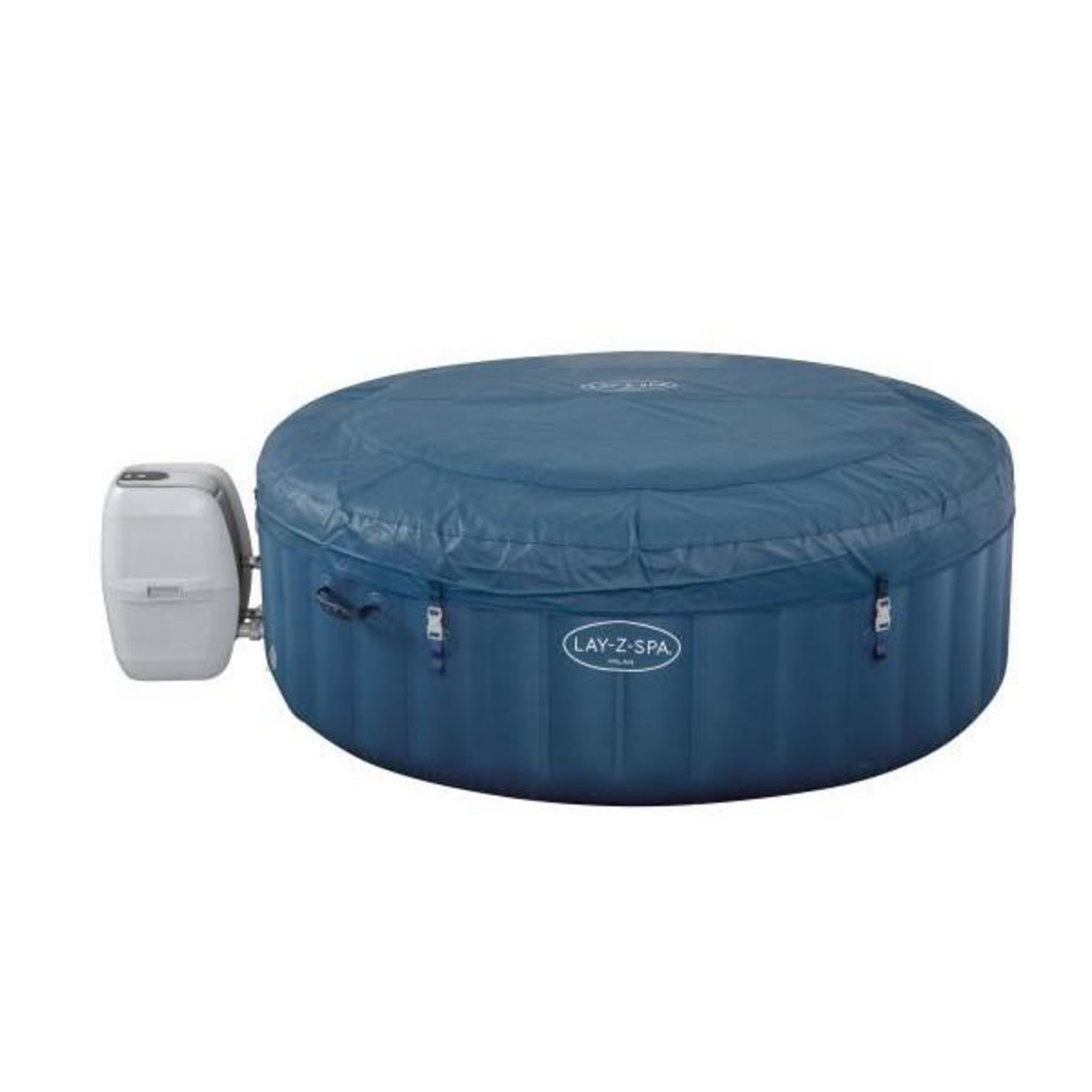 BESTWAY Spa gonflable Lay-Z-Spa Milan - 196 x 71 cm - 4/6 places - Rond - BESTWAY