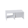 Voir la diapositive 1 : Habitat et Jardin Table basse en bois  Laris  - 90 x 45 x 35 cm - Blanc