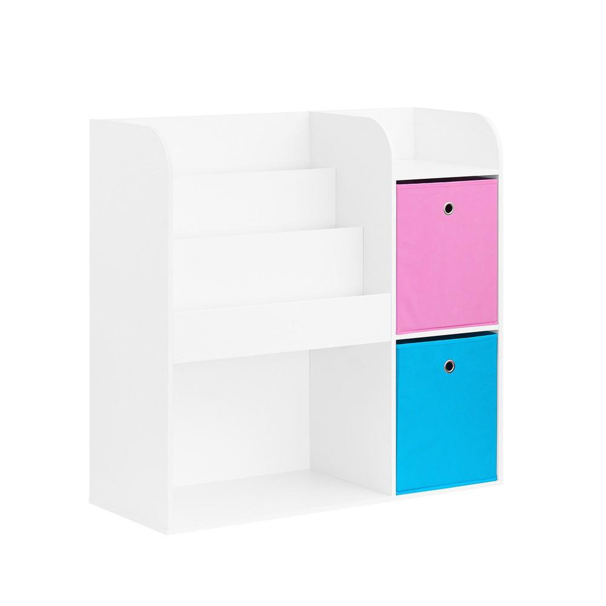 SOBUY SoBuy - Bibliothèque Enfant à 2 étagères - Moderne - KMB37. Coloris disponibles : Blanc
