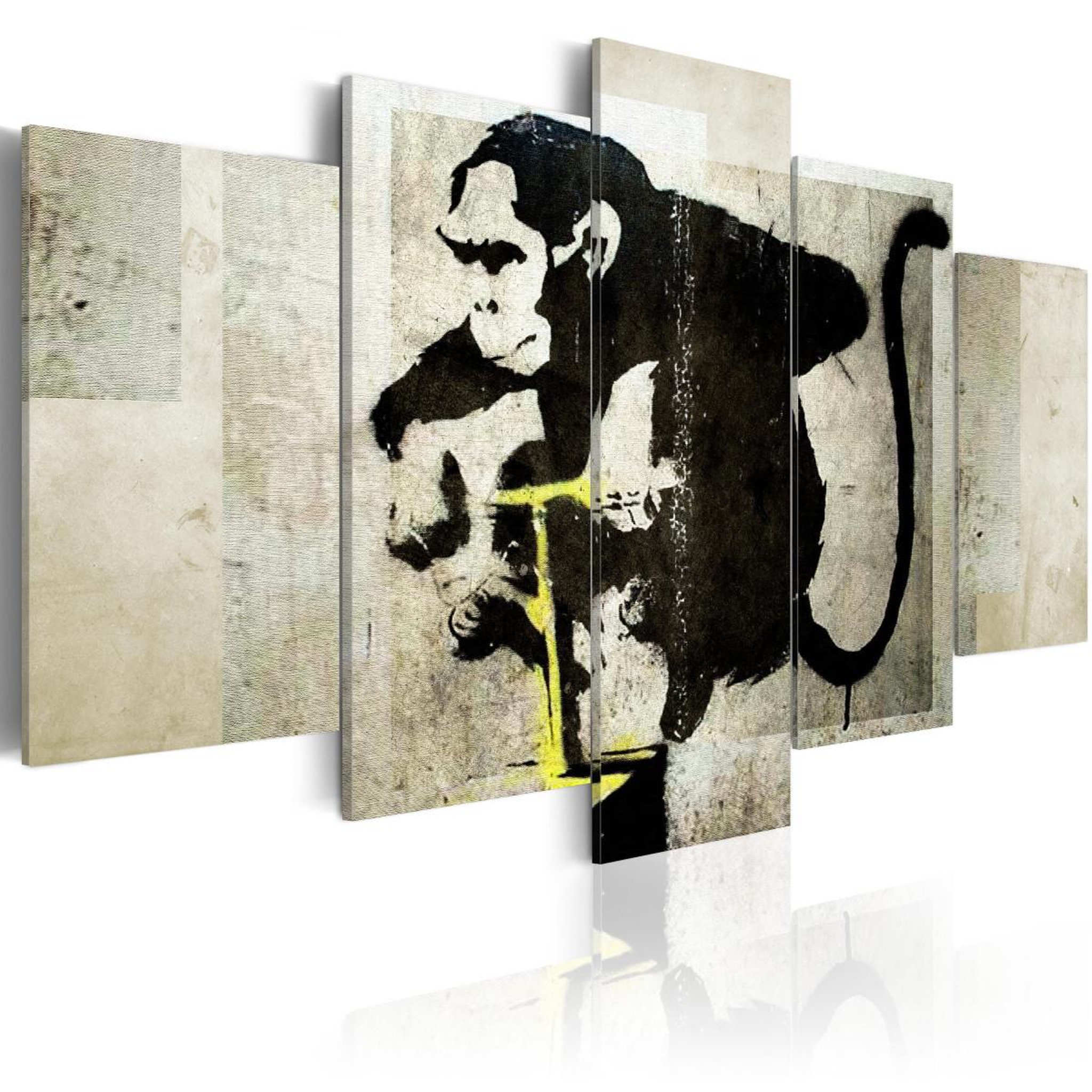 Voir la diapositive 1 : Paris Prix Tableau Imprimé  Monkey TNT Detonator - Banksy