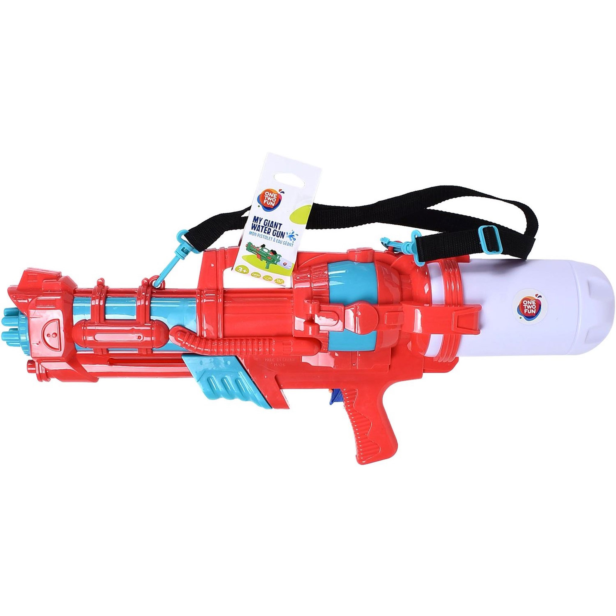 Voir la diapositive 4 : One Two Fun Pistolet à eau 67 cm