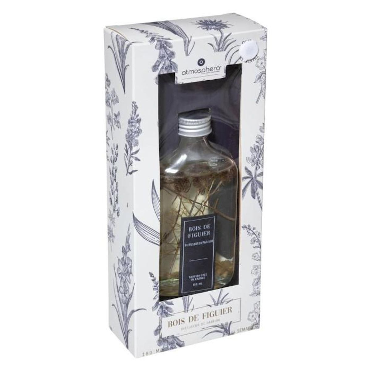 COMPTOIR DE LA BOUGIE Diffuseur de Parfum  Sili  180ml Bois de Figuier