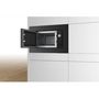 Voir la diapositive 4 : BOSCH Micro-ondes solo 20l 800w encastrable noir - bfl623mb3
