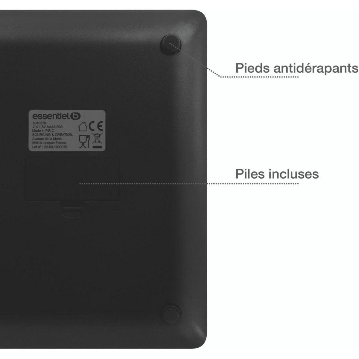 ESSENTIEL B Balance de cuisine EBC10V