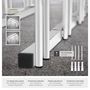 Voir la diapositive 4 : tectake Support à bicyclette en acier inoxydable argent
