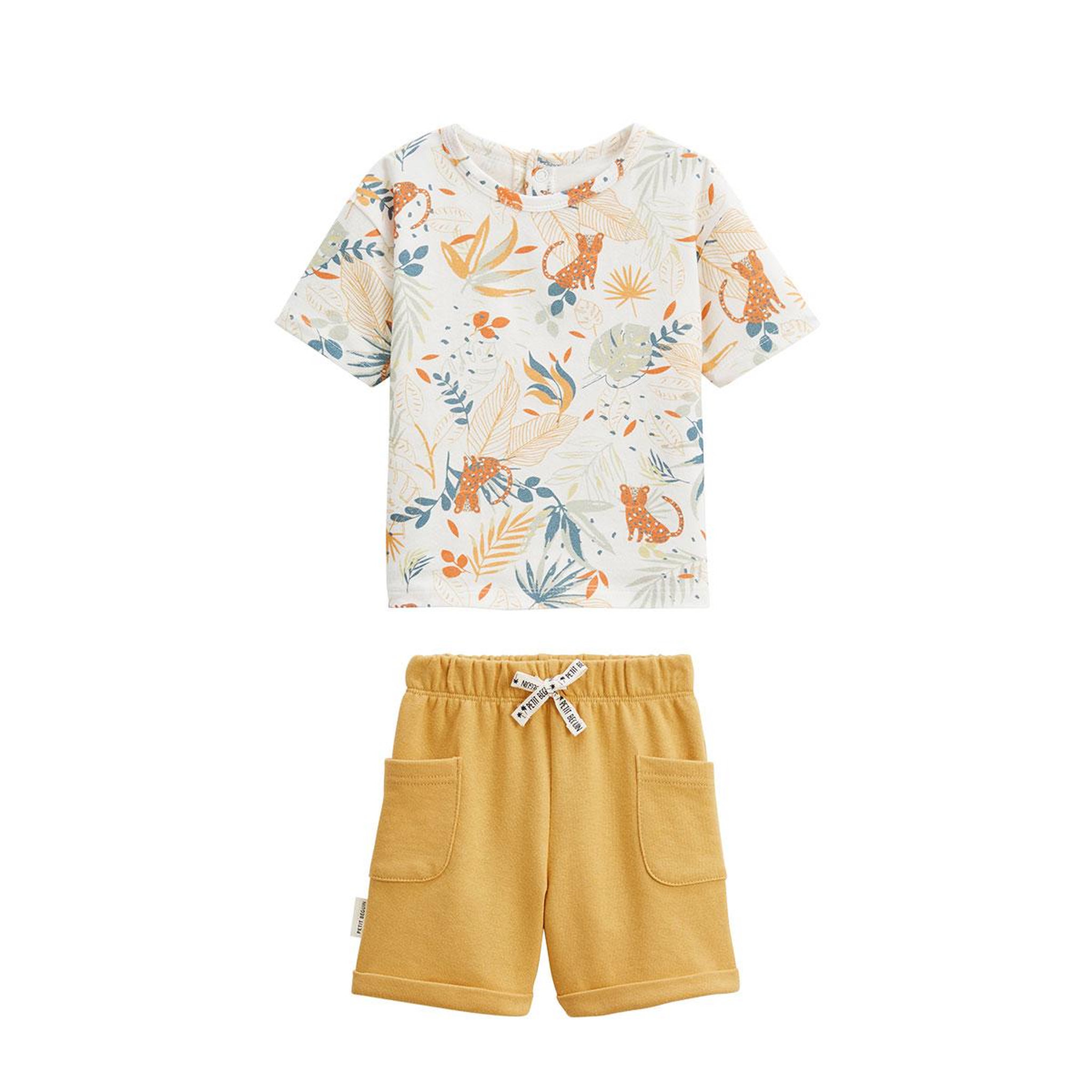 Voir la diapositive 1 : Petit Béguin Ensemble enfant t-shirt et short wakae