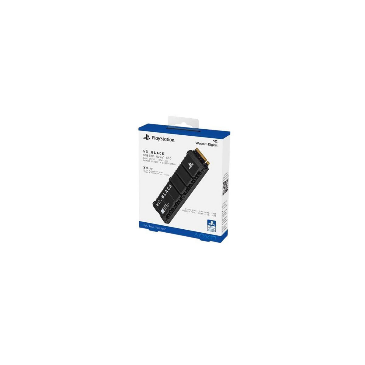 Western Digital Disque dur SSD externe BLACK SSD SN850P 2TB PS5