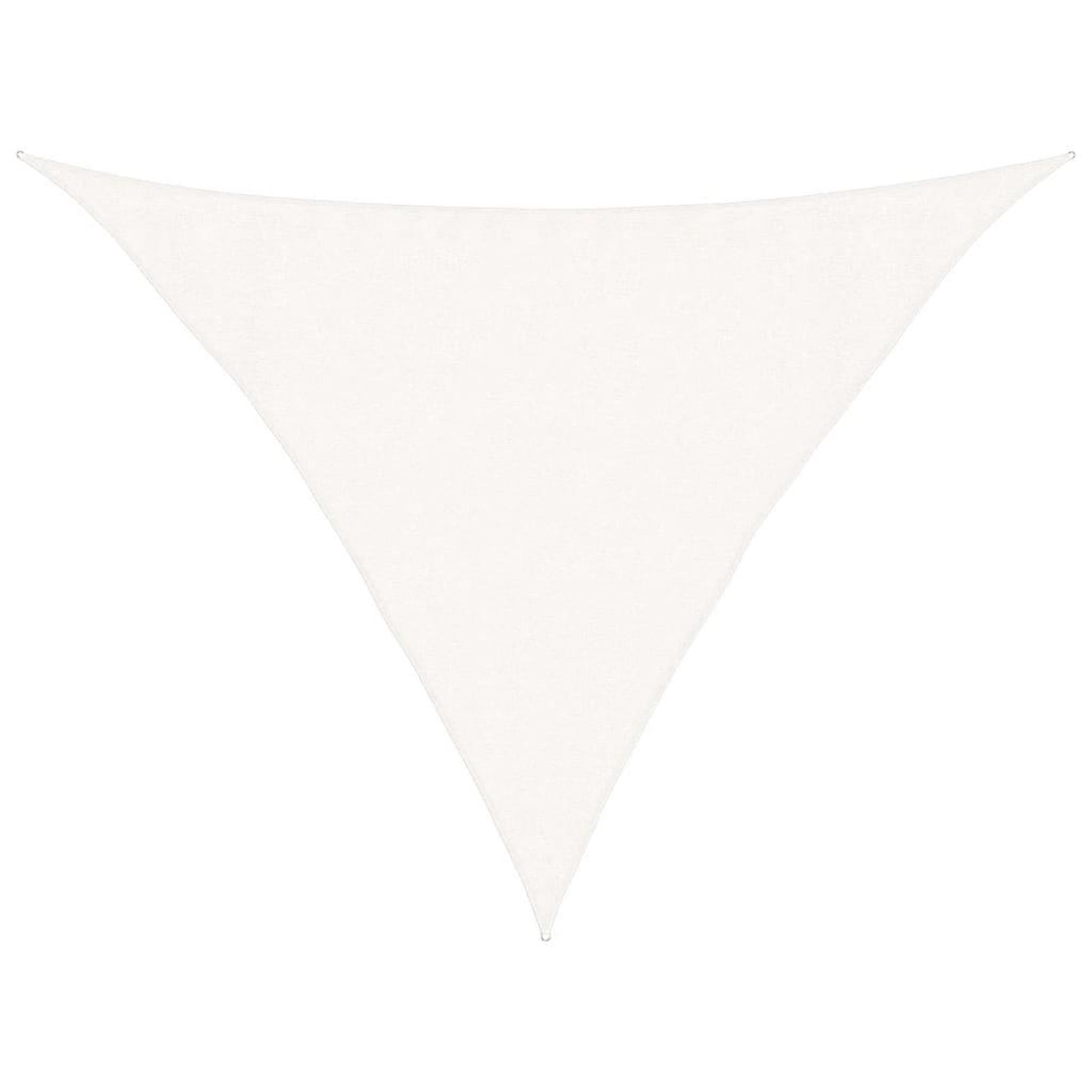 Voir la diapositive 2 : VIDAXL Voile d'ombrage 160 g/m^2 Blanc 3,5x3,5x4,9 m PEHD