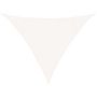 Voir la diapositive 2 : VIDAXL Voile d'ombrage 160 g/m^2 Blanc 3,5x3,5x4,9 m PEHD