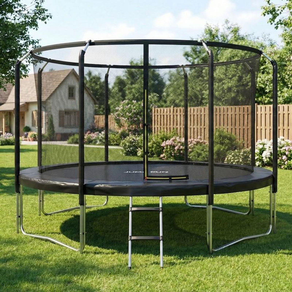 JUMP4FUN Trampoline Semi-Pro Jump4fun 12FT-366cm Noir