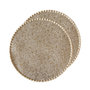 Voir la diapositive 1 : HABITABLE Lot de 2 sets de tables ronds en jute ALAGO