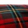 Voir la diapositive 3 : ATMOSPHERA Coussin Tartan en Flanelle  Brody  40x40cm Rouge