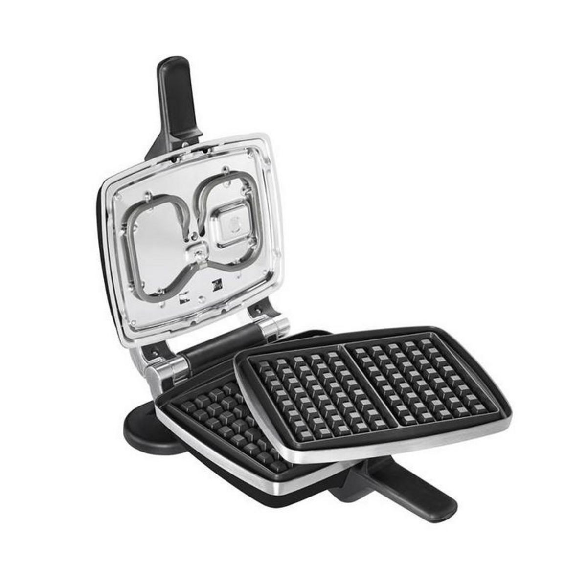 LAGRANGE Croque-gaufre-gaufrette 2 plaques 1000w noir - 039224