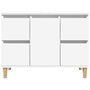 Voir la diapositive 5 : VIDAXL Meuble d évier blanc 80x33x60 cm bois d ingénierie