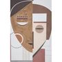 Voir la diapositive 2 : Paris Prix Toile Peinture Déco  Ethnic Face  60x80cm Multicolore