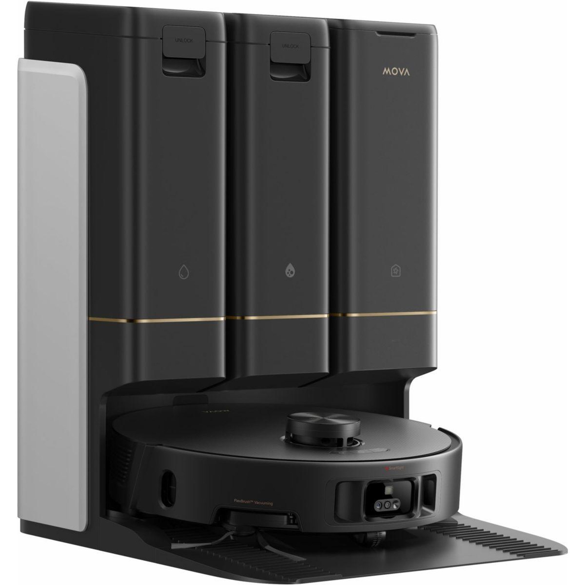 Voir la diapositive 3 : MOVA Robot aspirateur laveur z50 ultra