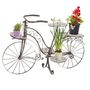 Voir la diapositive 2 : HESPERIDE Porte-Plantes en Bois  Vélo  97cm Chêne