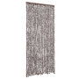 Voir la diapositive 2 : VIDAXL Moustiquaire Marron et blanc 90x220 cm Chenille