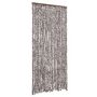 Voir la diapositive 2 : VIDAXL Moustiquaire Marron et blanc 90x220 cm Chenille