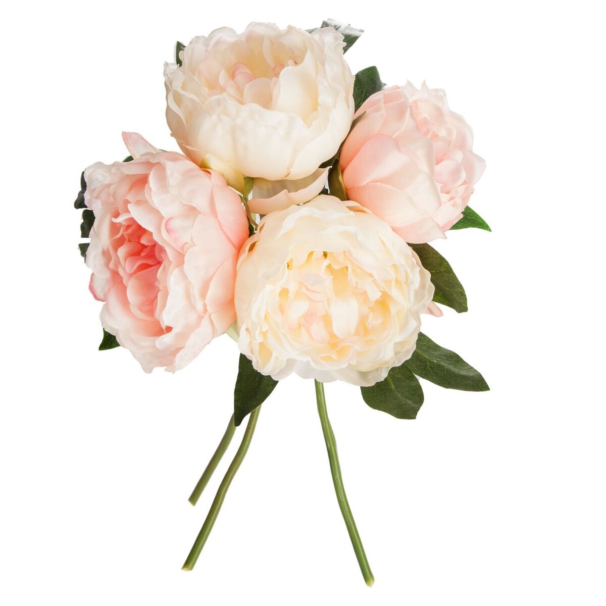 ATMOSPHERA Bouquet de fleurs artificielles H. 30 cm Rose pas