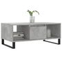 Voir la diapositive 3 : VIDAXL Table basse Gris beton 90x50x36,5 cm Bois d'ingenierie