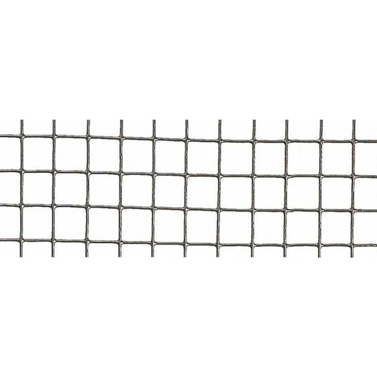 Nortene Grillage metal galva carré 1,2cm - 0,5 x 25 m - gris