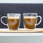 Voir la diapositive 5 : HI HI Ensemble de verres à cappuccino 2 pcs 270 ml transparent