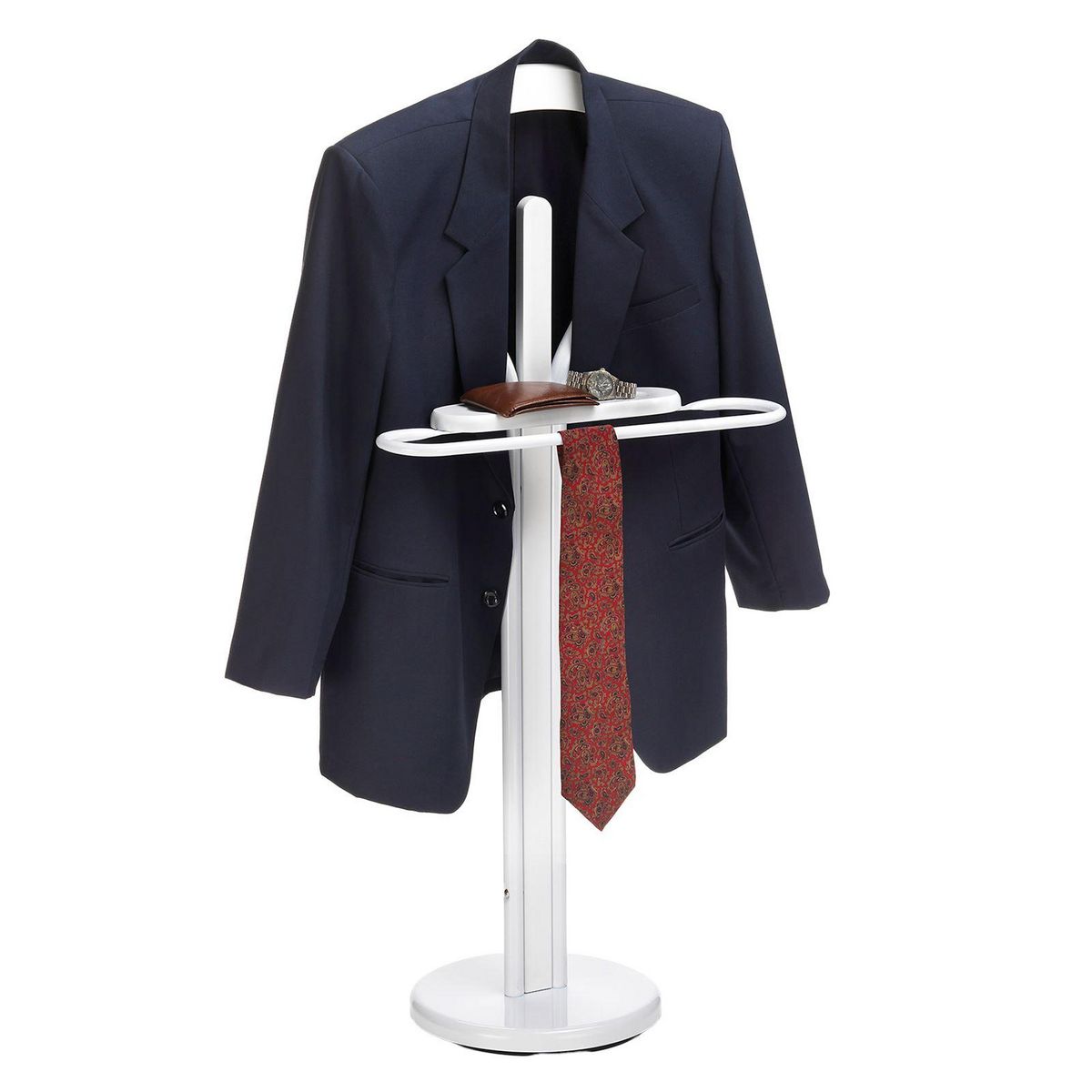 IDIMEX Valet MATTEO en métal et en bois