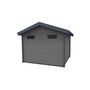 Voir la diapositive 3 : Woodlife garden Abri de jardin composite - 14,44m²- gris  