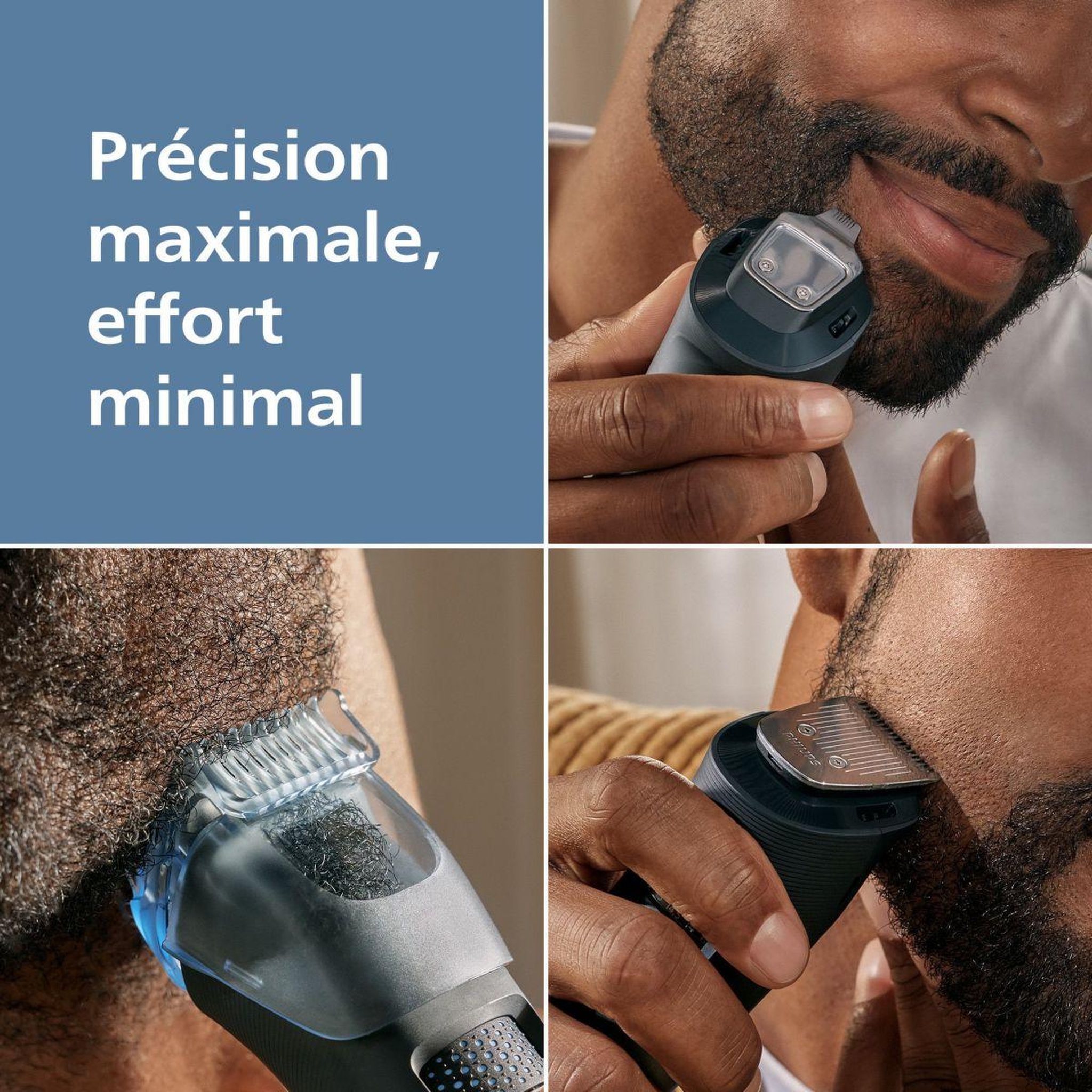 Voir la diapositive 3 : Philips Tondeuse barbe bt5775/15 series 5000, molette réglable,  40 hauteurs de coupe, précision 0,2 mm, autonomie 100 mn