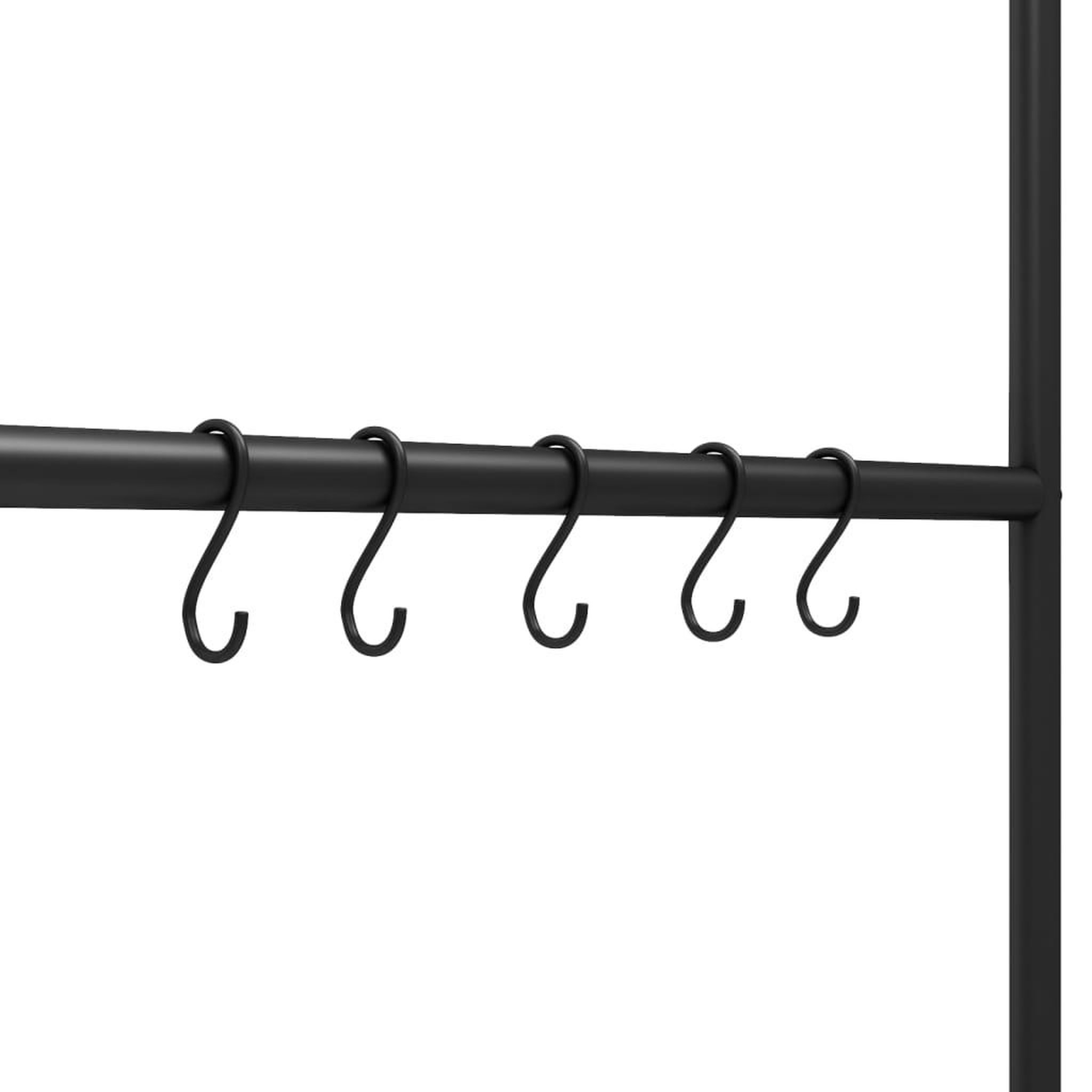 Voir la diapositive 5 : VIDAXL Porte-serviettes echelle a 5 niveaux noir 58 x 175 cm fer
