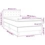 Voir la diapositive 6 : VIDAXL Sommier a lattes de lit et matelas et LED Marron fonce 80x200cm