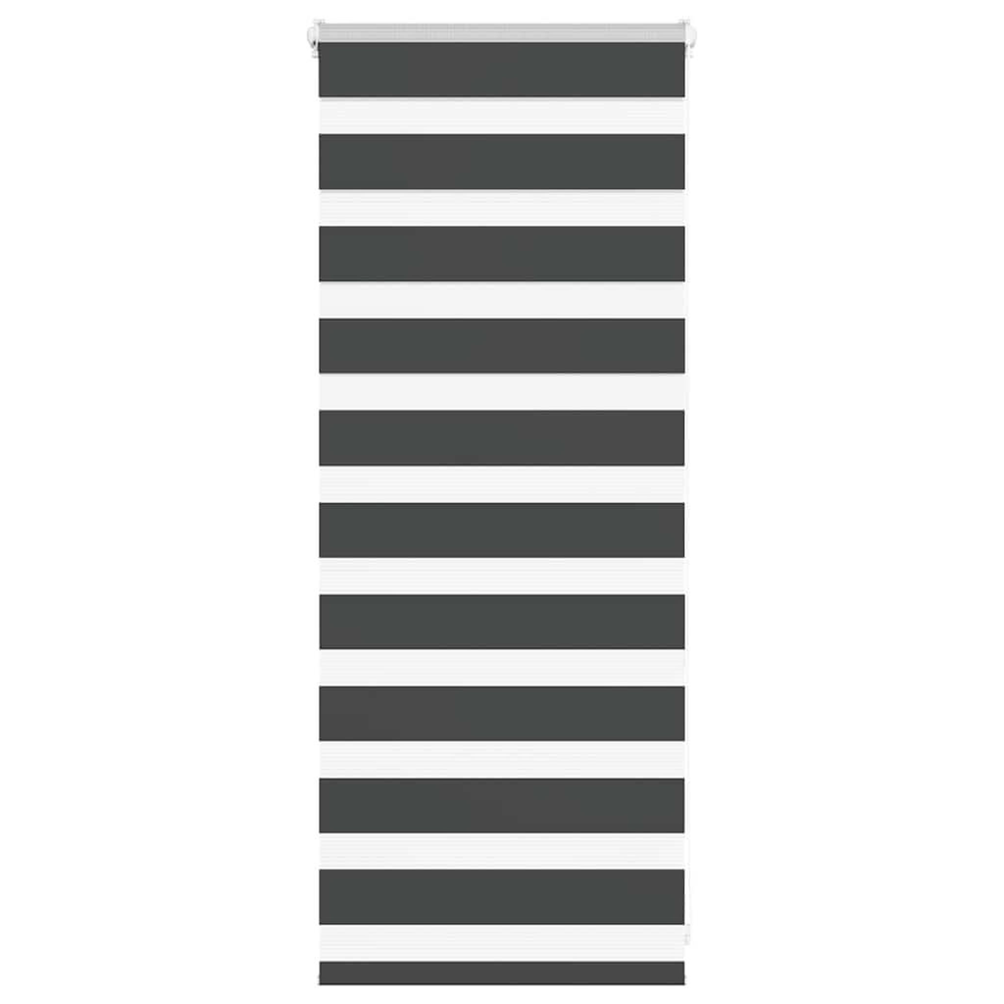 VIDAXL Store zebre noir 65x100 cm largeur du tissu 60,9 cm polyester