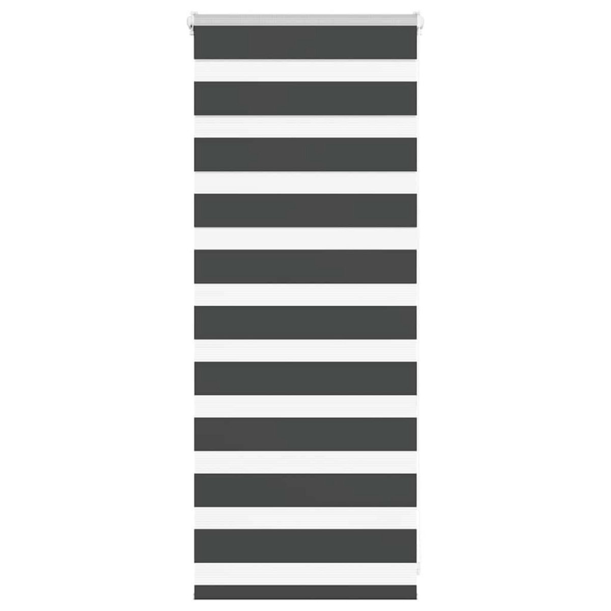 VIDAXL Store zebre noir 65x100 cm largeur du tissu 60,9 cm polyester