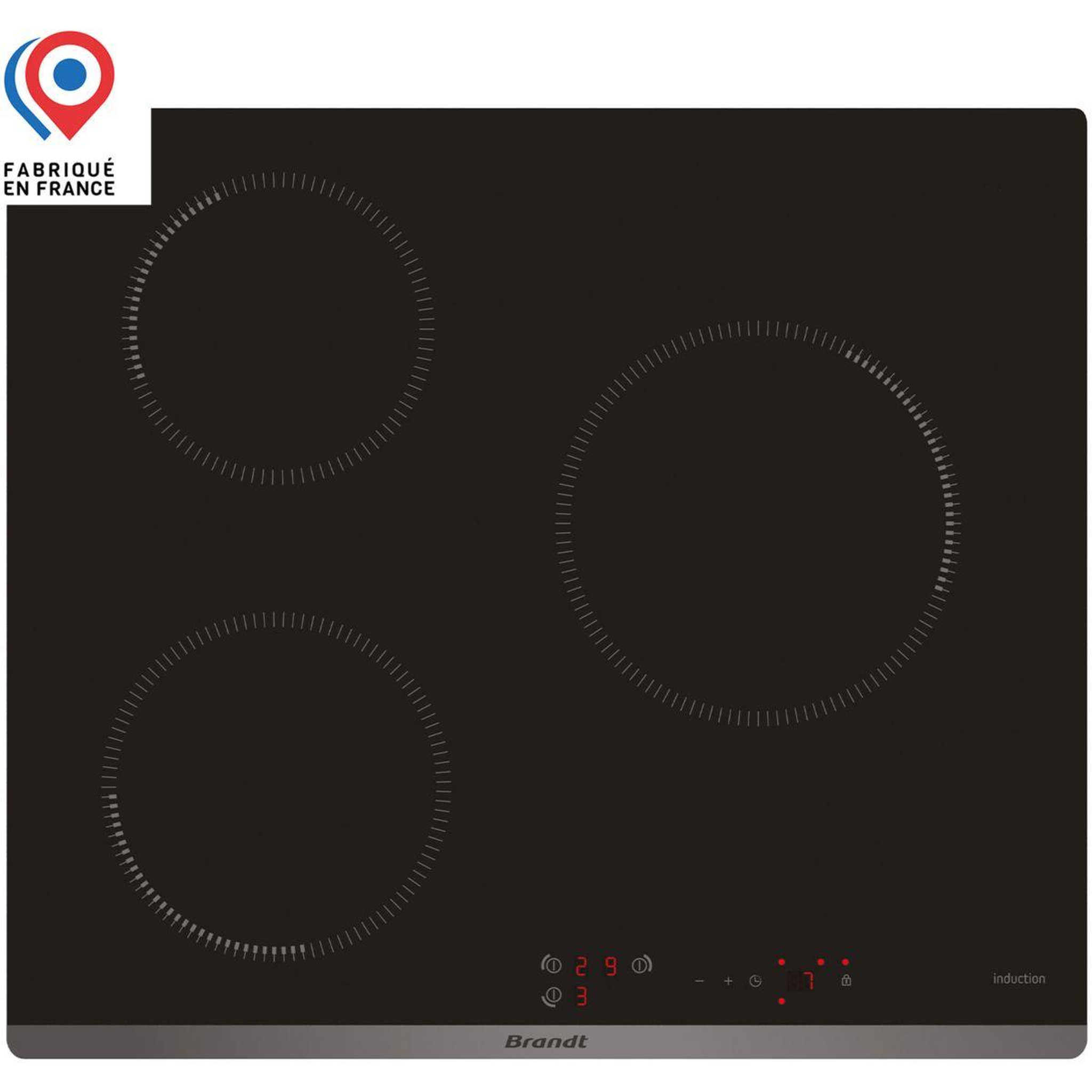 Voir la diapositive 2 : BRANDT Plaque induction BPI6311B