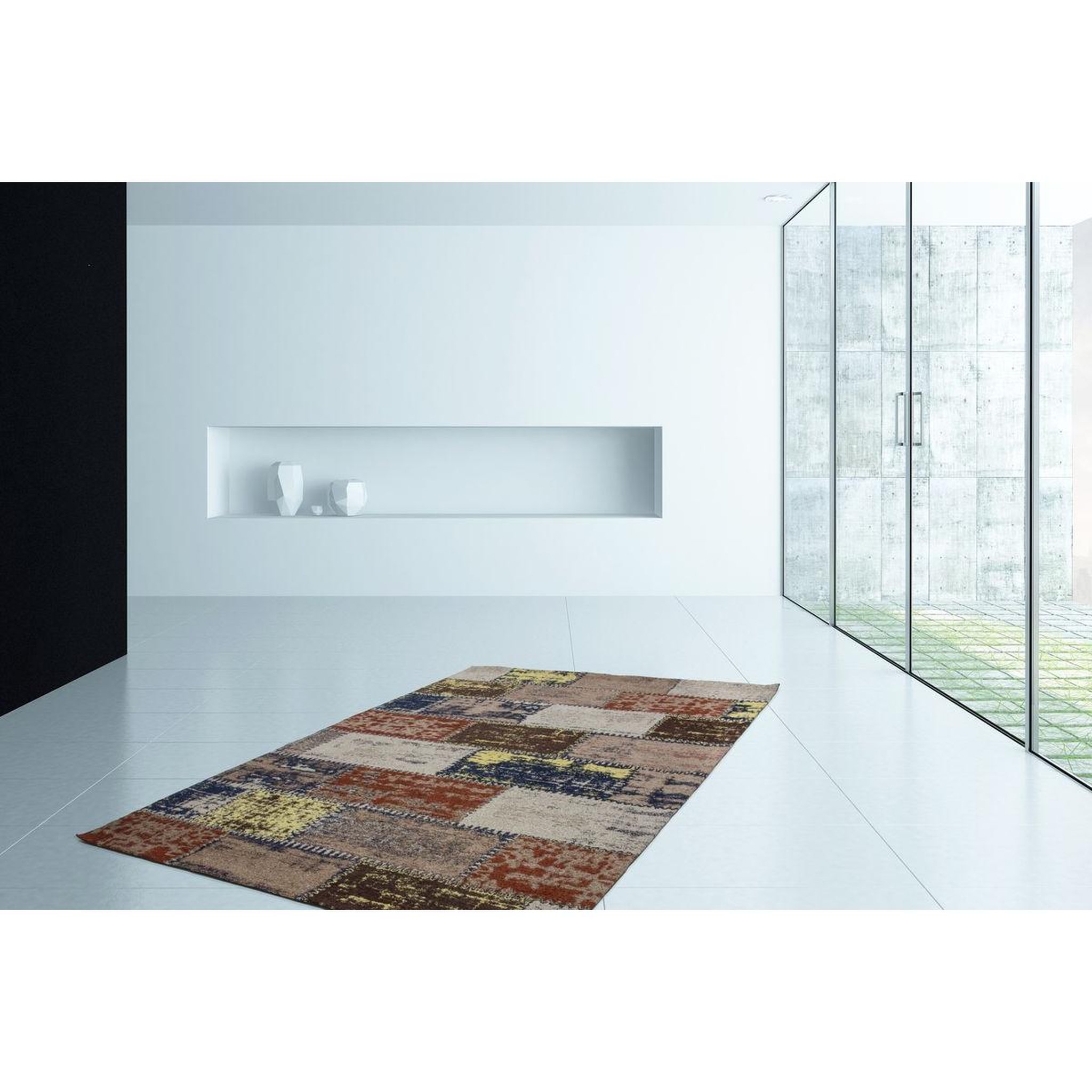Voir la diapositive 2 : Paris Prix Tapis Patchwork Fait Main  Ballerina  Multicolore