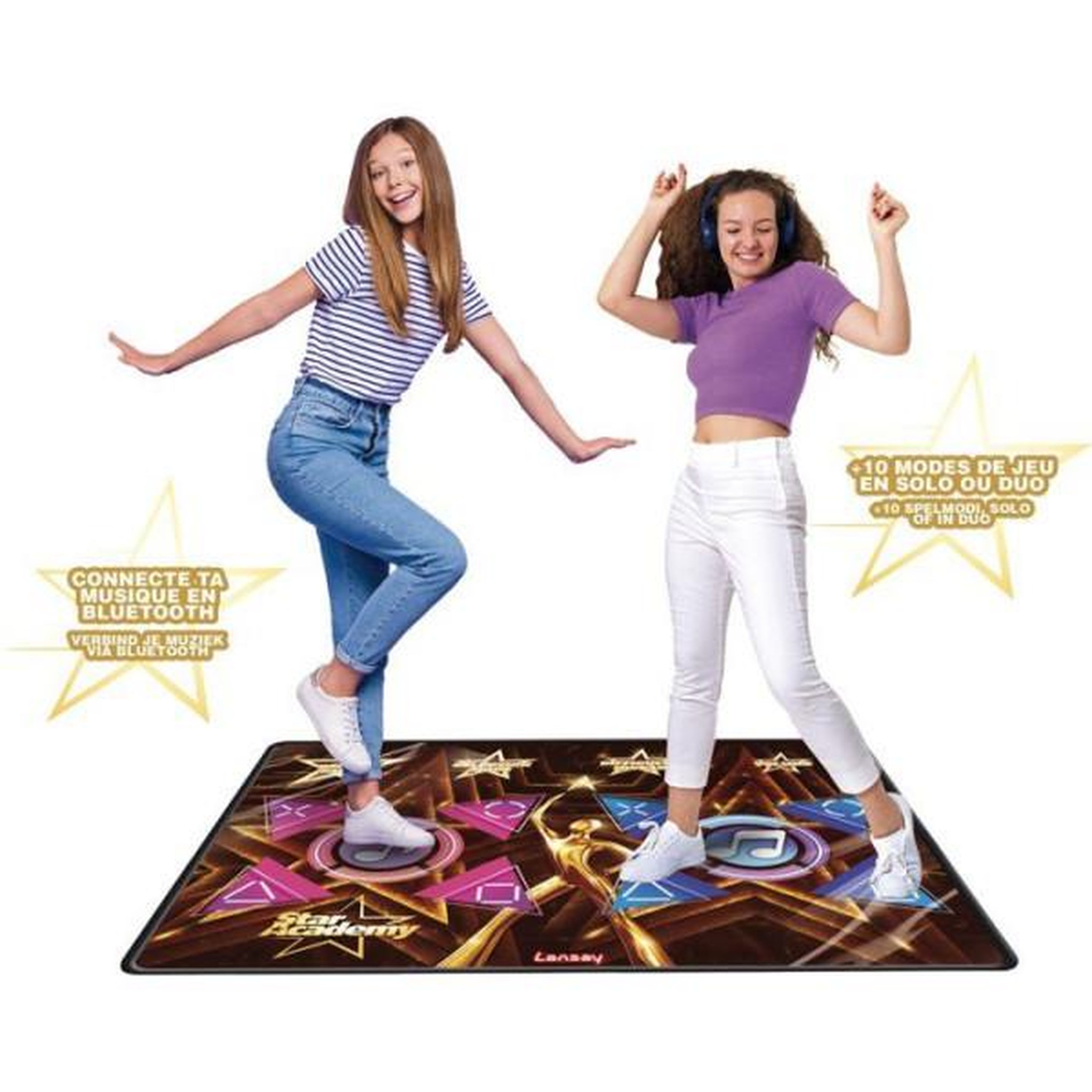 Voir la diapositive 3 : LANSAY Jeu musical - LANSAY - STAR ACADEMY - TAPIS DE DANSE BATTLE - Des 5 ans
