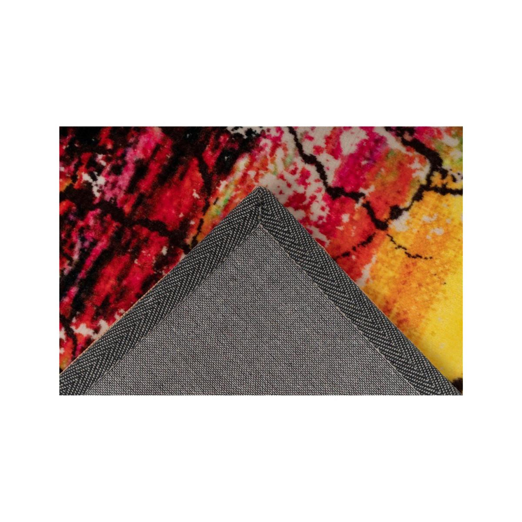 Voir la diapositive 4 : Paris Prix Tapis Tissé Doux à Poils Plats  Saphira  Multicolore
