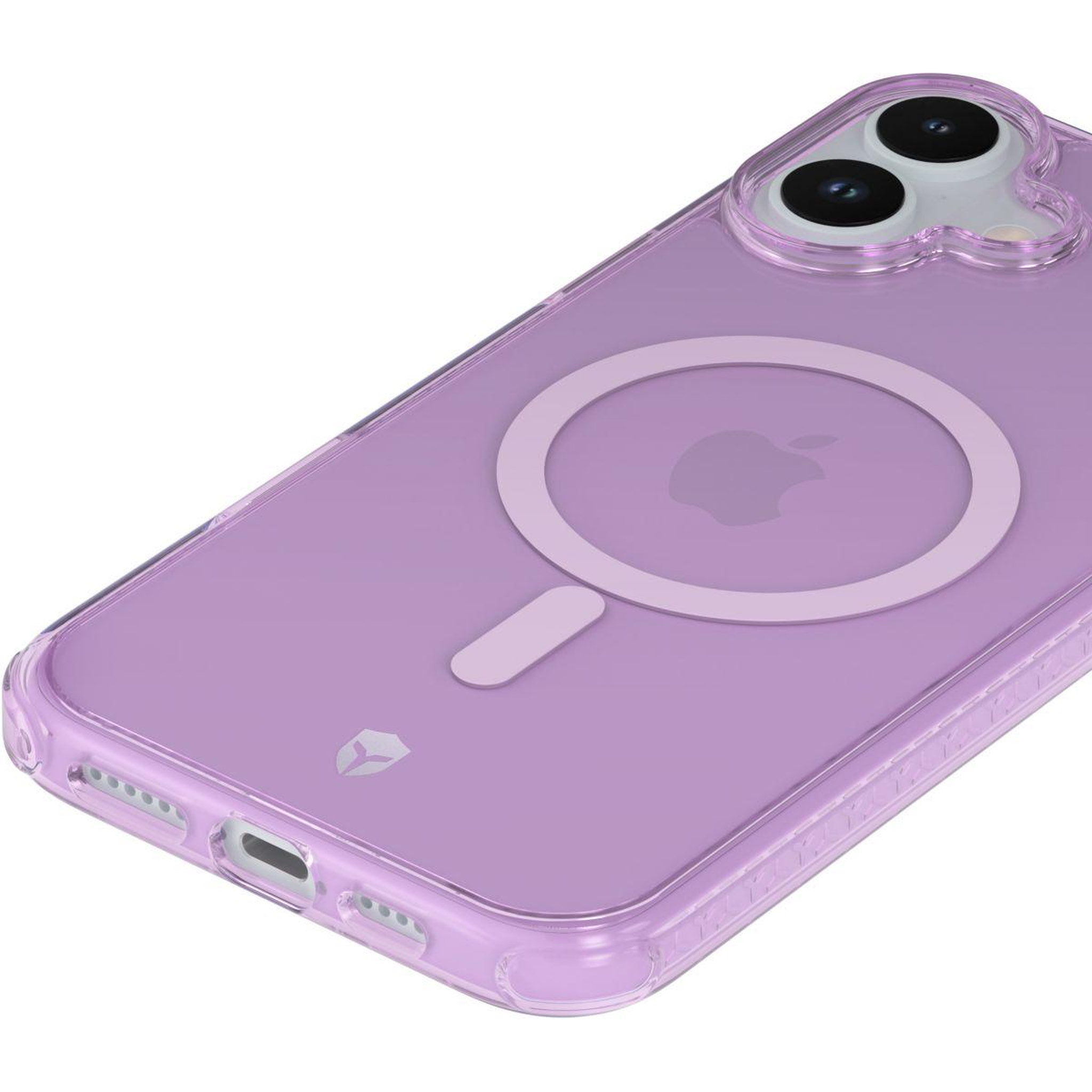Voir la diapositive 2 : FORCE CASE Coque iPhone 16 Air Frost MagSafe Violet