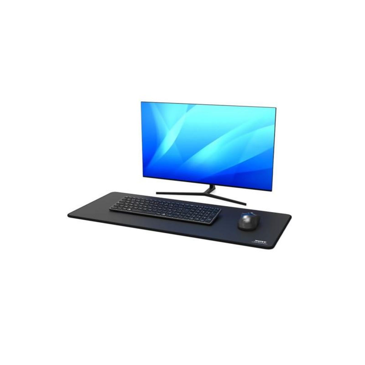 PORT DESIGNS Tapis de souris Port Designs Tapis de souris bureautique professionnel antiderapant XL 70 X 30 cm noir