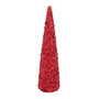 Voir la diapositive 1 : Paris Prix Déco Cône de Noël  Sequins  56cm Rouge