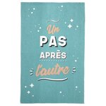 Paris Prix Tapis Déco  Un Pas Après l'Autre  50x80cm Bleu