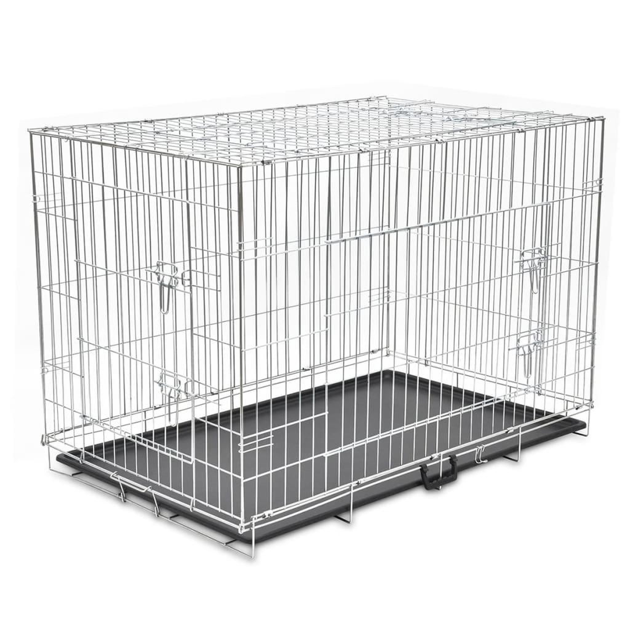 Voir la diapositive 1 : VIDAXL Cage metallique et pliable pour chiens XXL