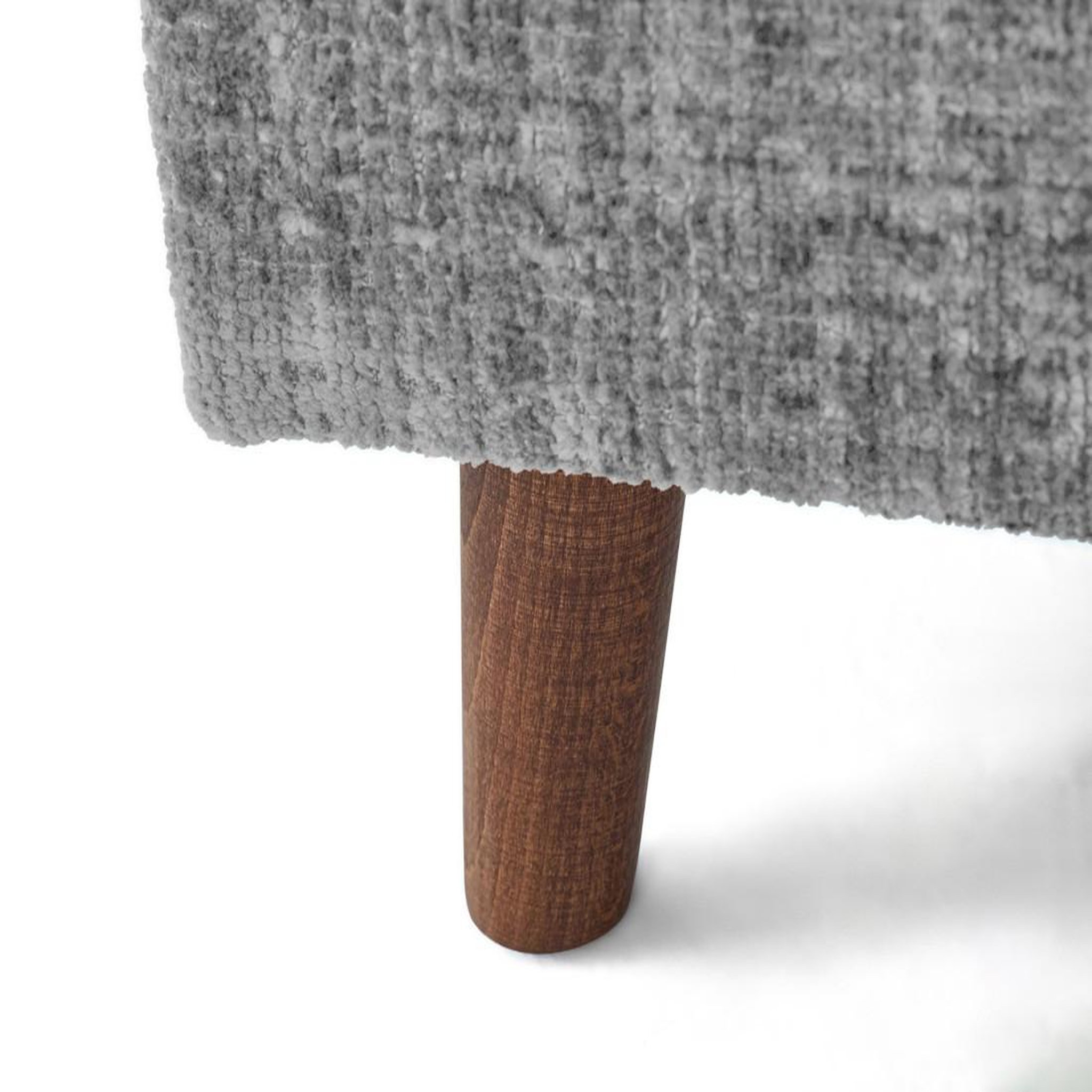 Voir la diapositive 2 : LISA DESIGN Rune - canapé d'angle droit 4 places en velours texturé