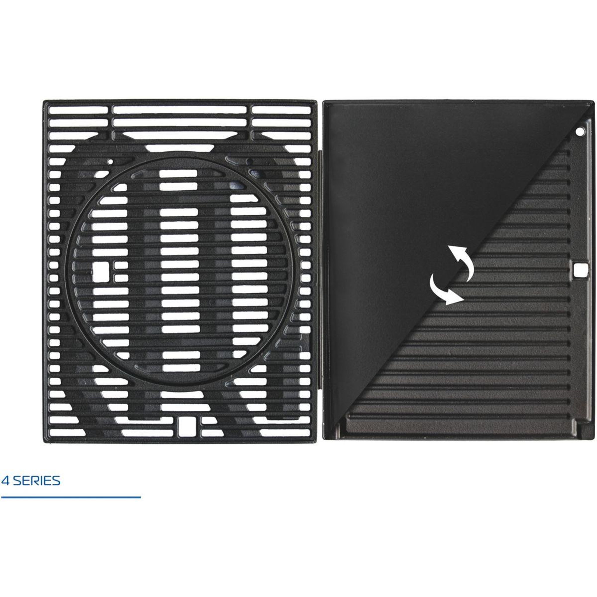 Voir la diapositive 2 : CAMPINGAZ Barbecue gaz premium 4w noir 4 brûleurs sur chariot, 72x46 cm