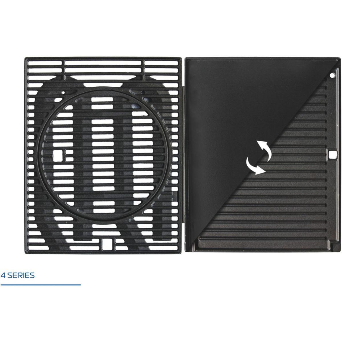 CAMPINGAZ Barbecue gaz Premium 4W noir 4 brûleurs sur chariot, 72x46 cm