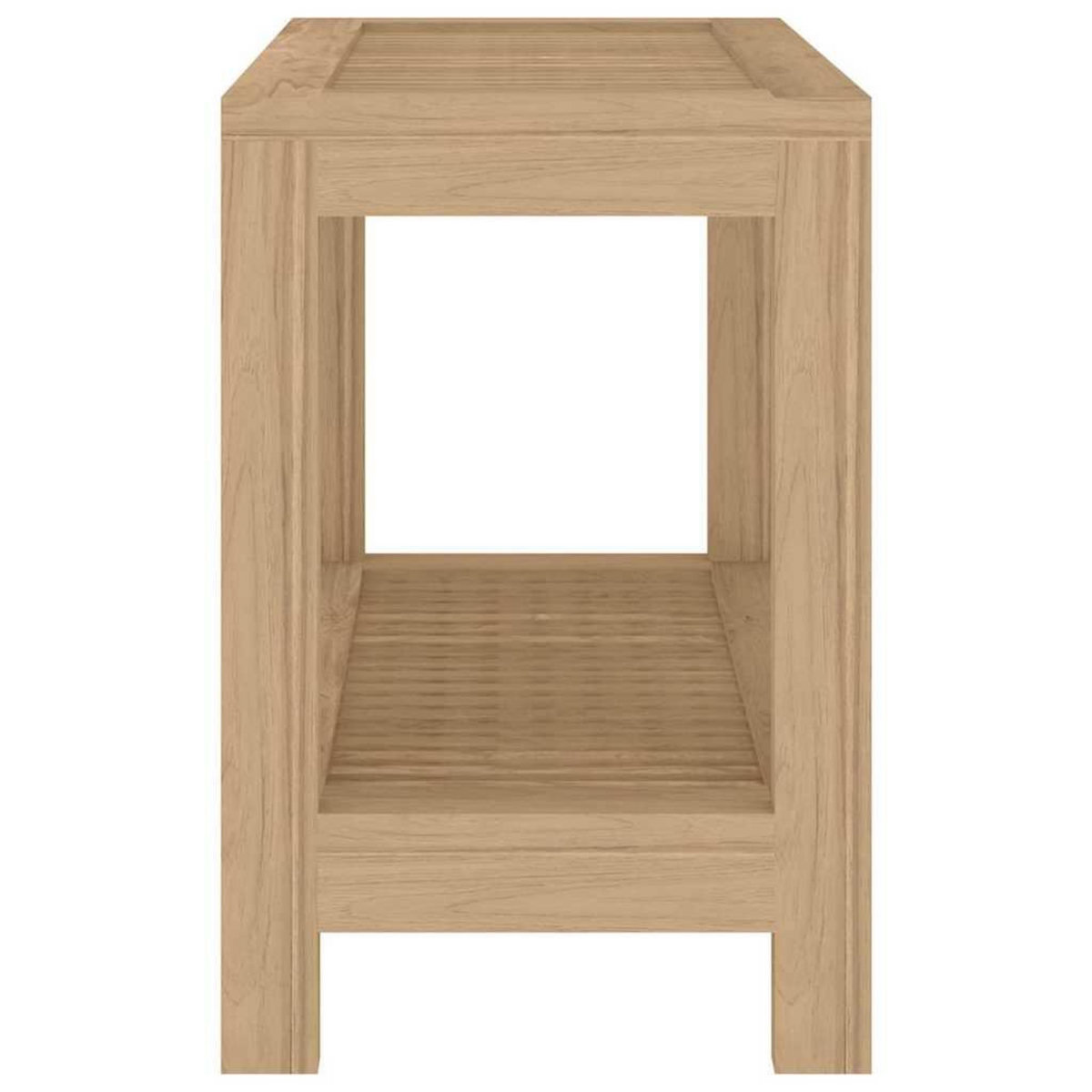 VIDAXL Table d'appoint de salle de bain 60x30x45cm bois de teck solide