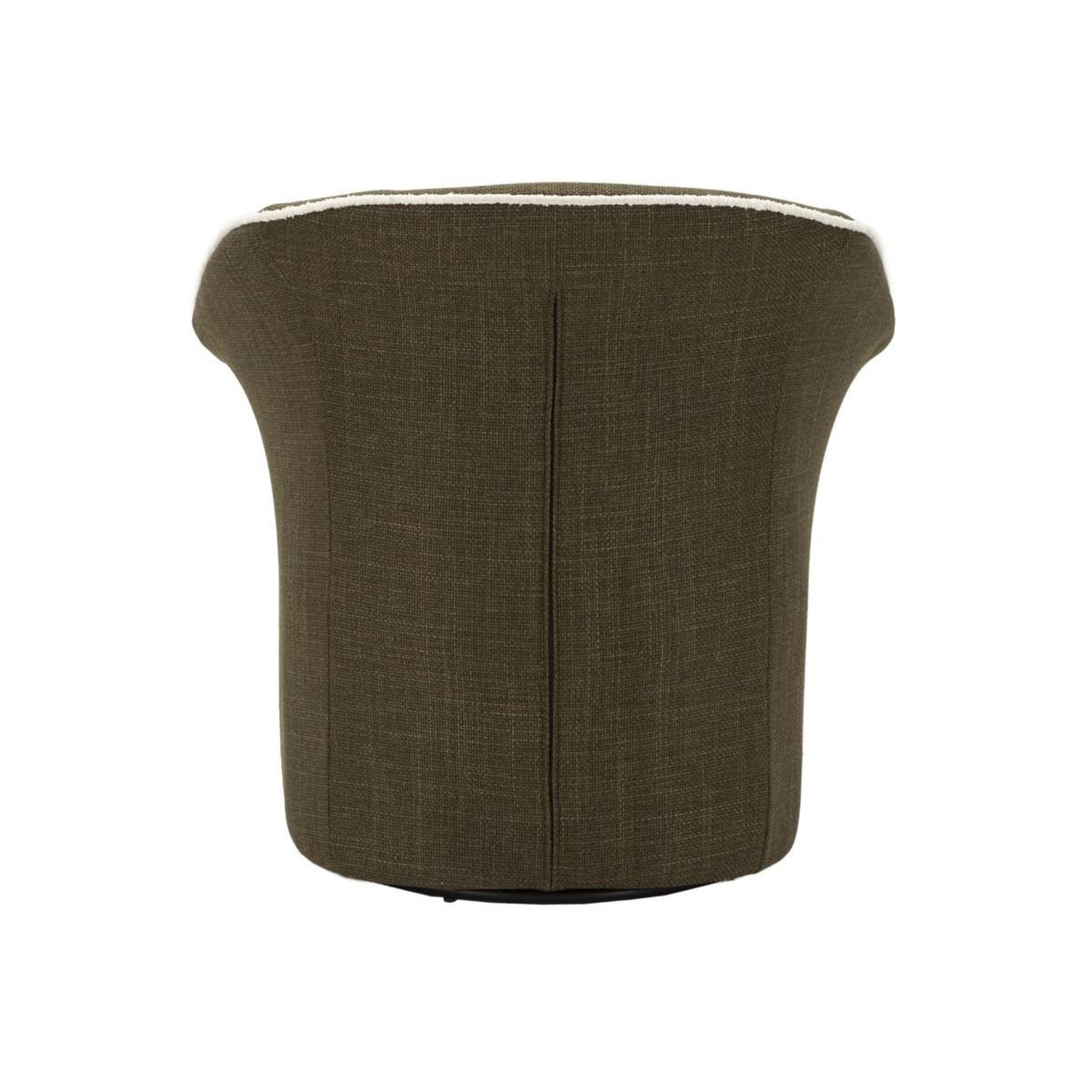 Voir la diapositive 4 : Paris Prix Fauteuil pivotant design  siena  83cm vert