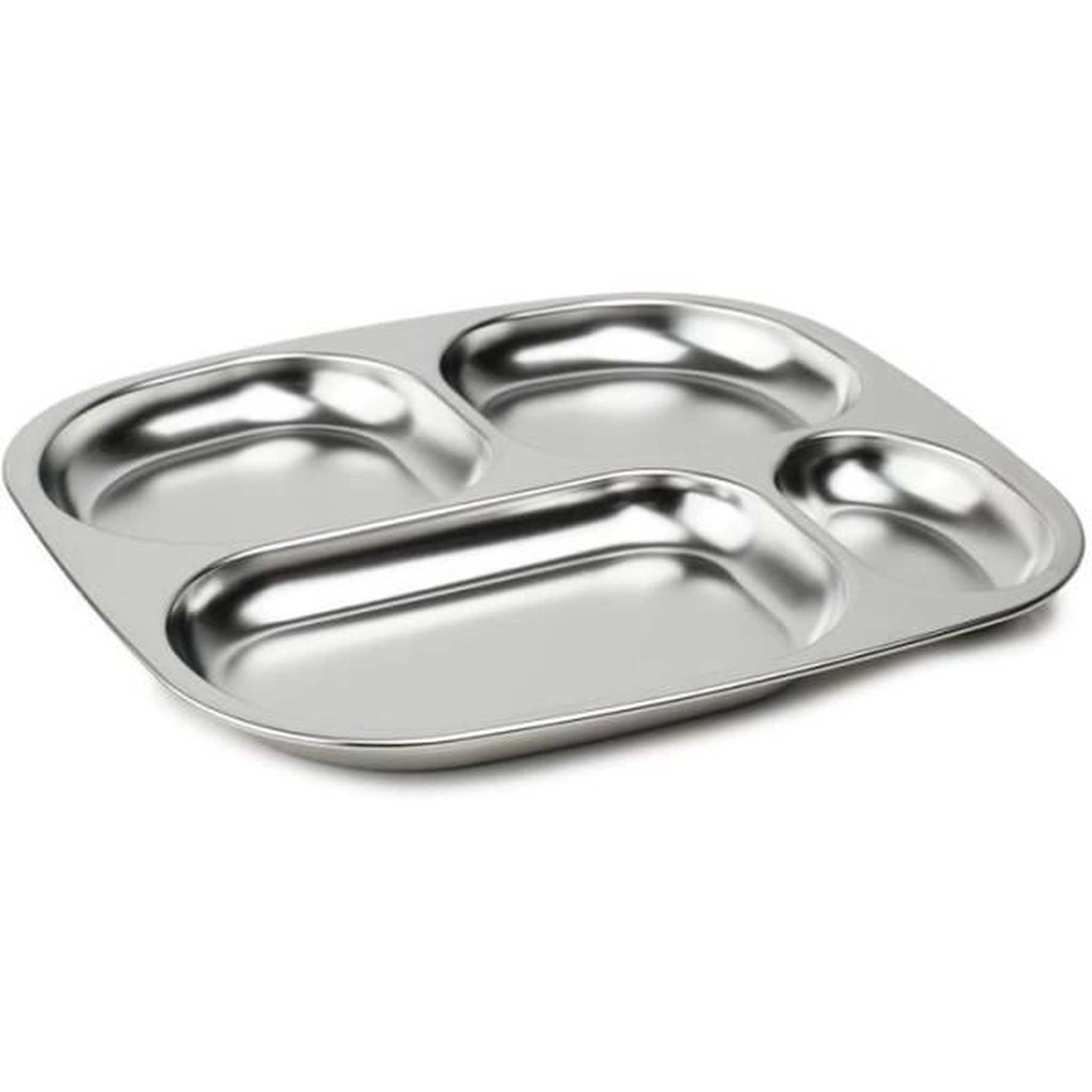 THERMOBABY Plateau compartimenté - thermobaby - 4 compartiment - sans bpa - inox