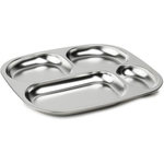THERMOBABY Plateau compartimenté - THERMOBABY - 4 compartiment - Sans BPA - Inox